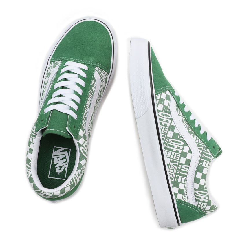 Vans Off The Wall Old Skool Topanky Zelene | VN183L2EY09