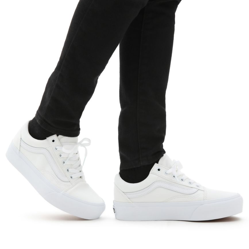 Vans Old Skool Platforme Topanky Biele | VN175M5UX57