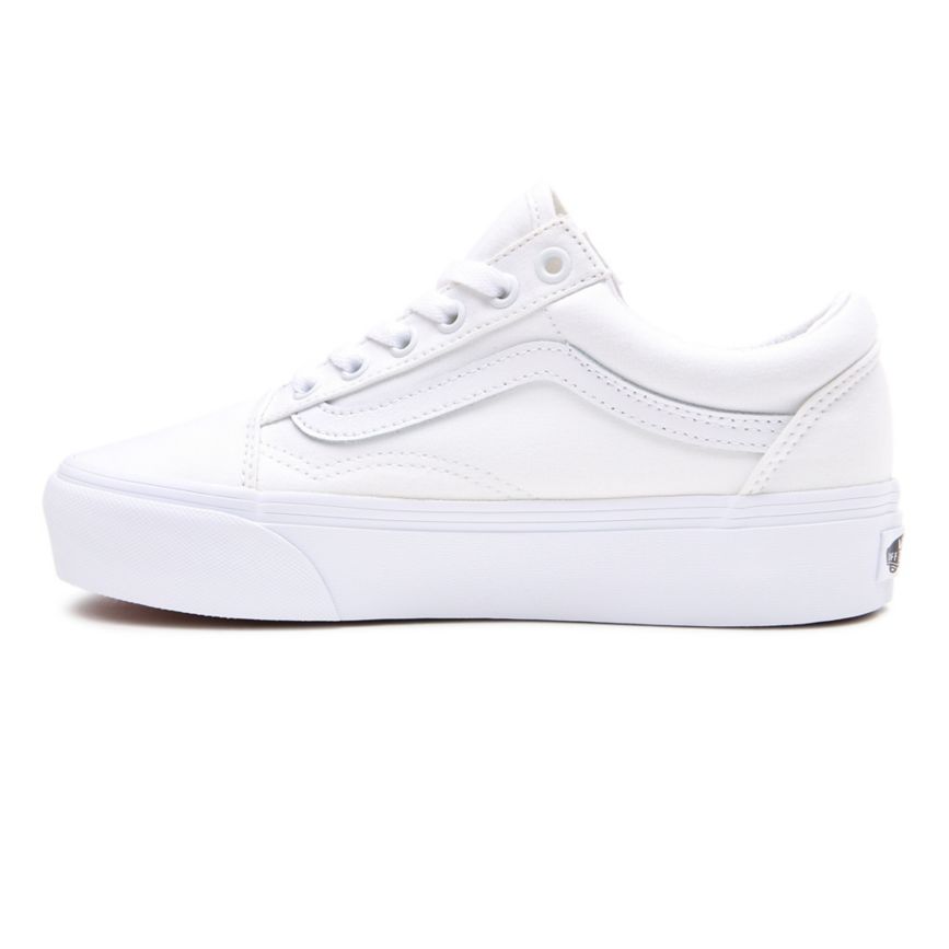 Vans Old Skool Platforme Topanky Biele | VN175M5UX57