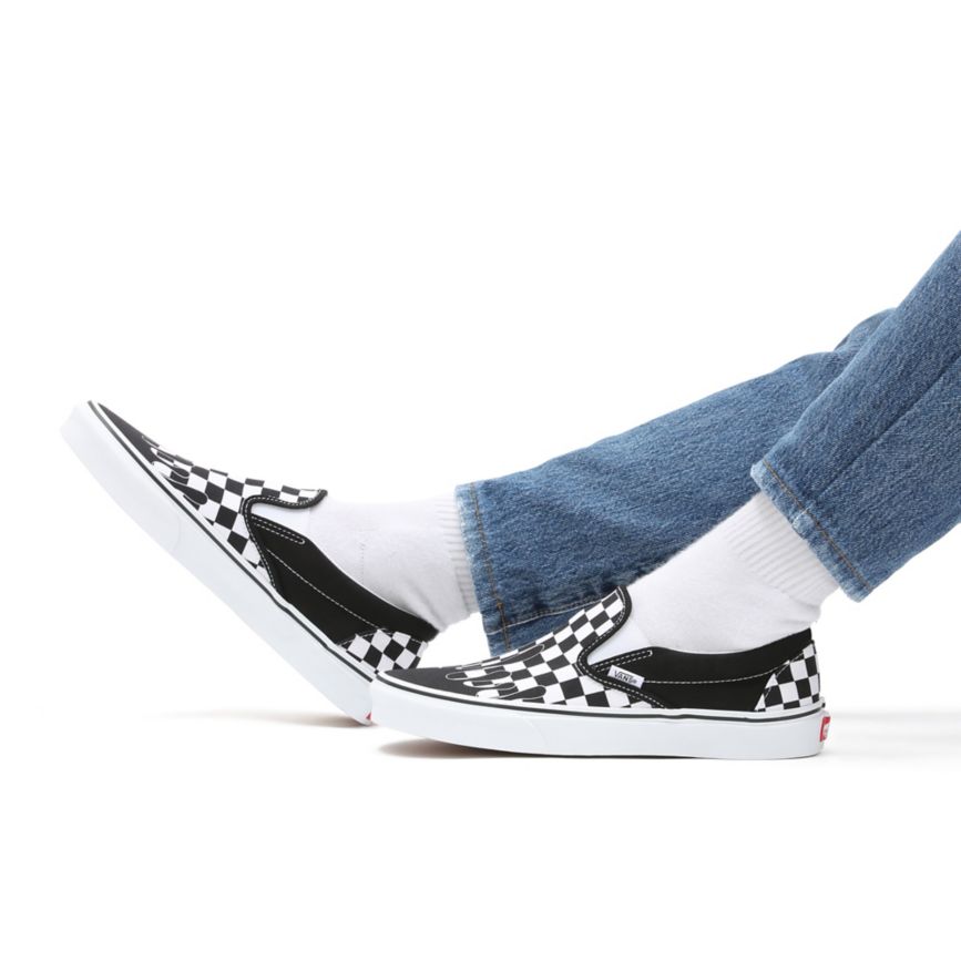 Vans Paint Drip Checkerboard Klasické Slip-On Topanky Čierne | VN341V1CS45