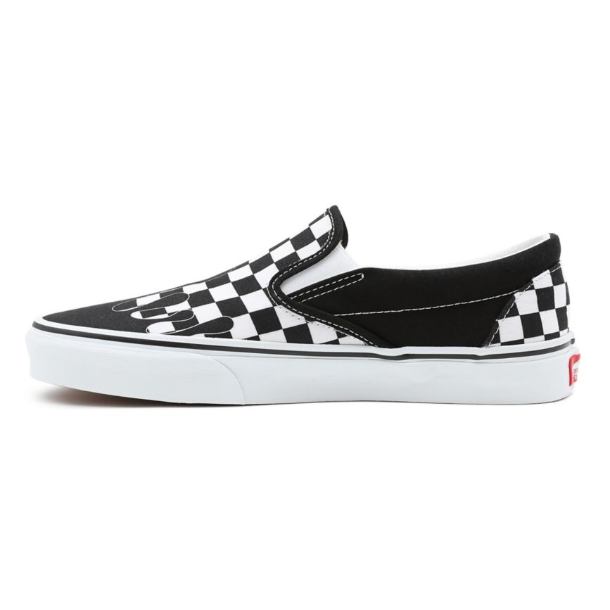 Vans Paint Drip Checkerboard Klasické Slip-On Topanky Čierne | VN341V1CS45