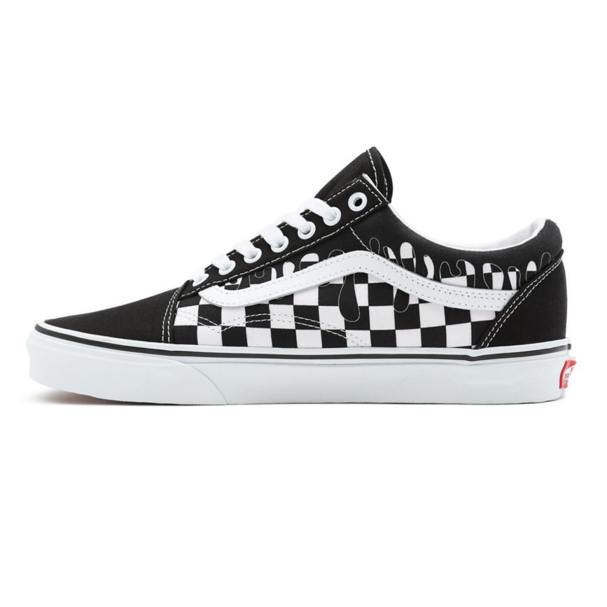 Vans Paint Drip Checkerboard Old Skool Topanky Čierne | VN684G7TF41