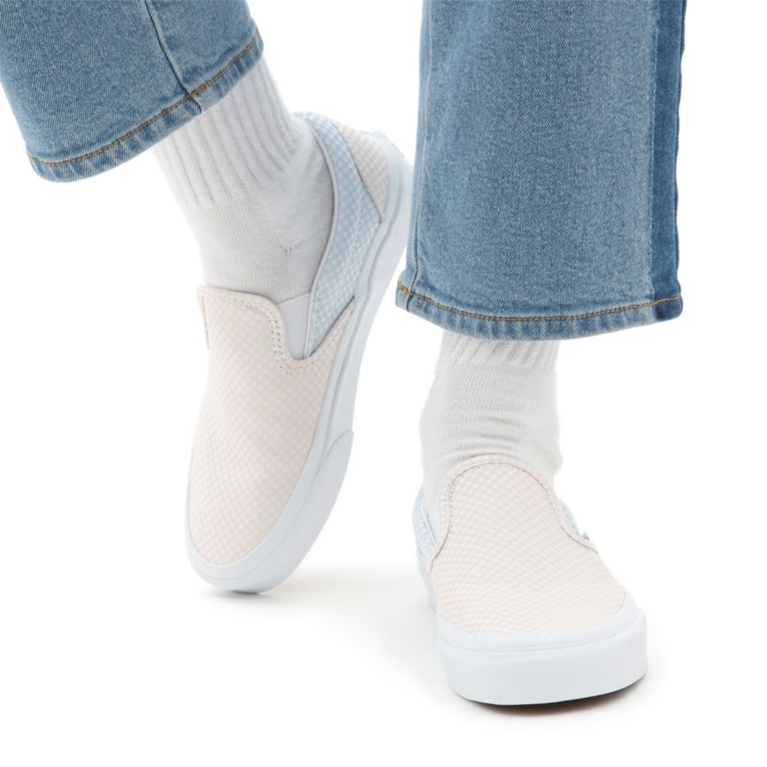 Vans Pastel Checkerboard Klasické Slip-On Topanky Biele | VN412N0RJ46