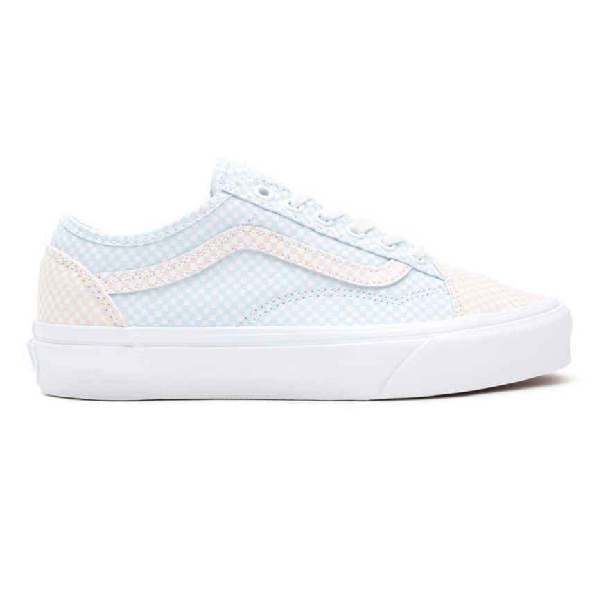Vans Pastel Checkerboard Old Skool Tapered Topanky Biele | VN333T7DX74