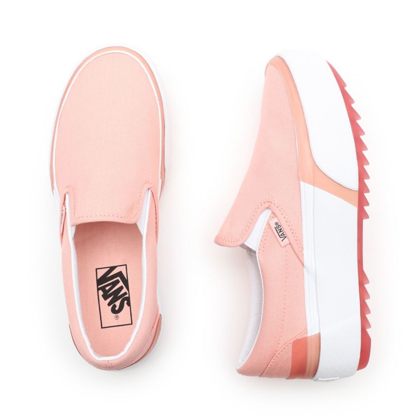 Vans Pastel Klasické Slip-On Stacked Topanky Ruzove | VN695D4CI22