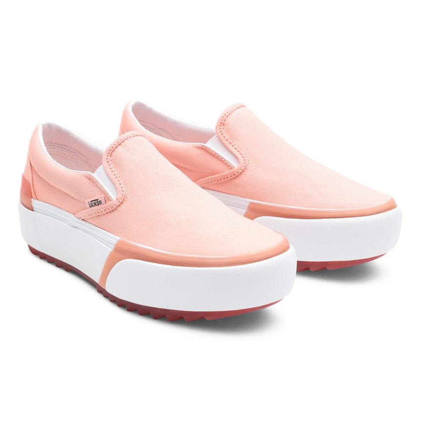 Vans Pastel Klasické Slip-On Stacked Topanky Ruzove | VN695D4CI22