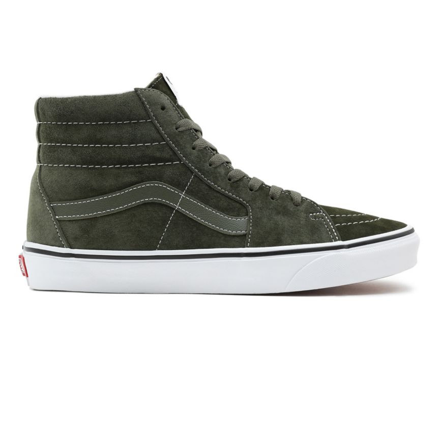 Vans Pig Semisove SK8-Hi Topanky Olivovo Zelená | VN715T4ZA92
