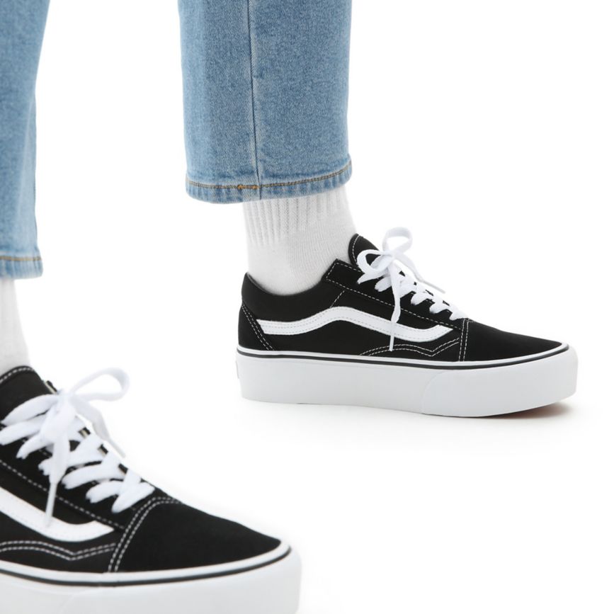 Vans Platforme Old Skool Topanky Čierne | VN318T9UN85