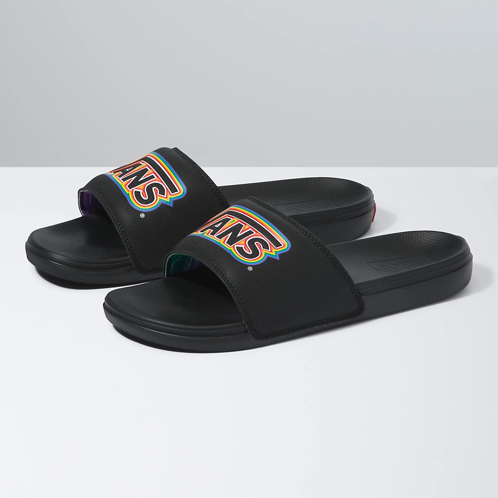 Vans Pride La Costa Slapky-On Čierne | VN152X1LL02