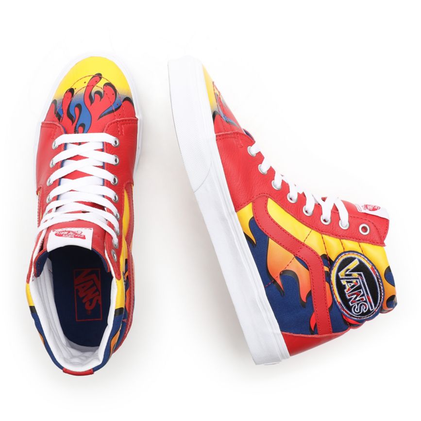Vans Racer Sk8-Hi Topanky Červené | VN715A8TC26