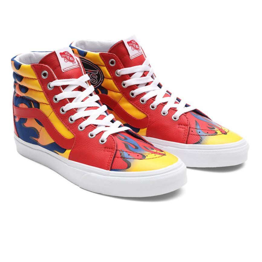Vans Racer Sk8-Hi Topanky Červené | VN715A8TC26