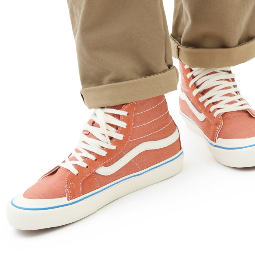 Vans Salt Wash SK8-Hi 138 Decon SF Topanky Oranžové | VN571F2HC92