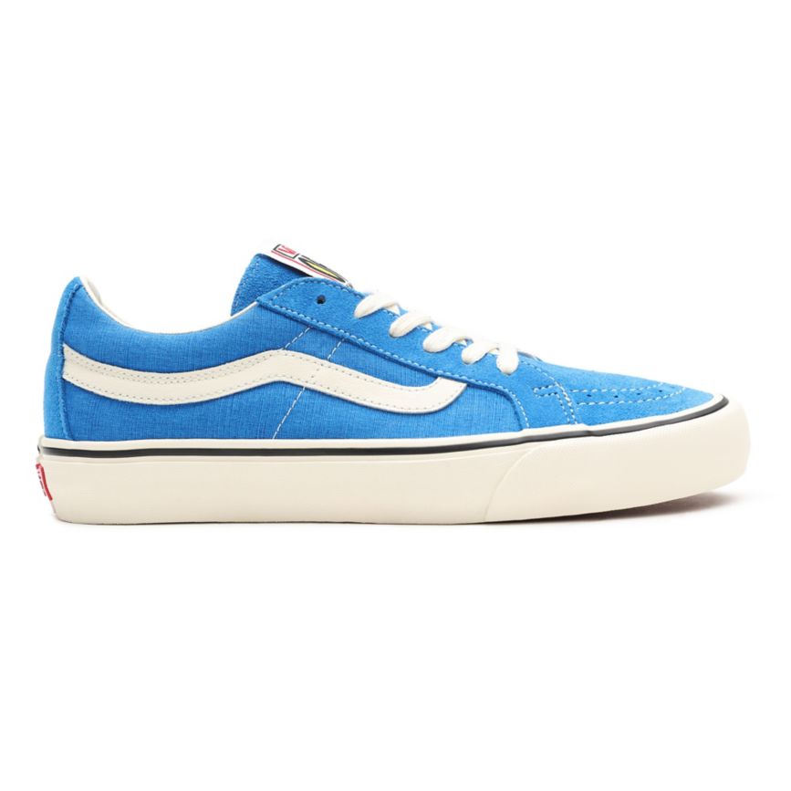 Vans Salt Wash Sk8-Low Reissue SF Topanky Modre | VN254J8ER79