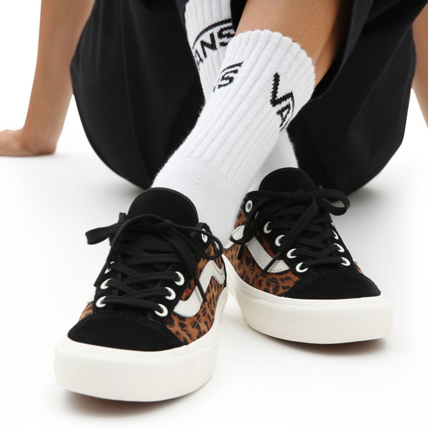 Vans Semisove Leopard Štýl 36 Decon SF Topanky Čierne | VN838L9BZ82