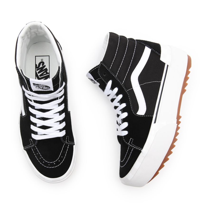 Vans Semisove Platene Sk8-Hi Stacked Topanky Čierne | VN938I0MN81
