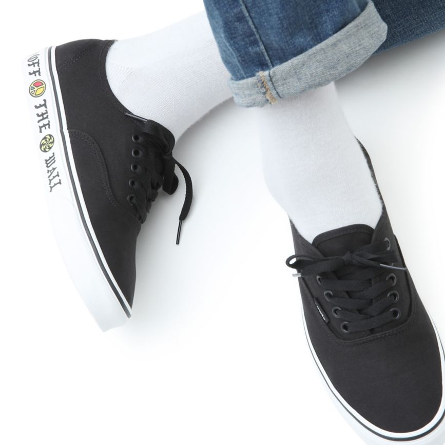 Vans Sidewall Authentic Topanky Čierne | VN881C3QC34