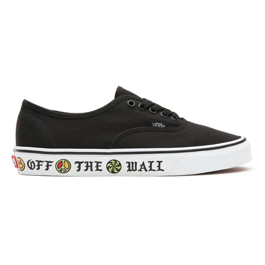 Vans Sidewall Authentic Topanky Čierne | VN881C3QC34