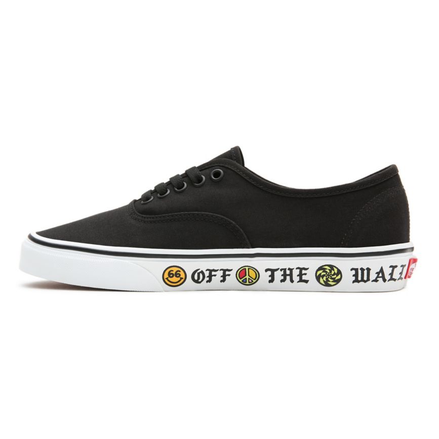Vans Sidewall Authentic Topanky Čierne | VN881C3QC34