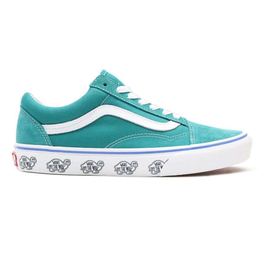 Vans Sidewall Print Old Skool Topanky Tyrkysové | VN539V0VR64