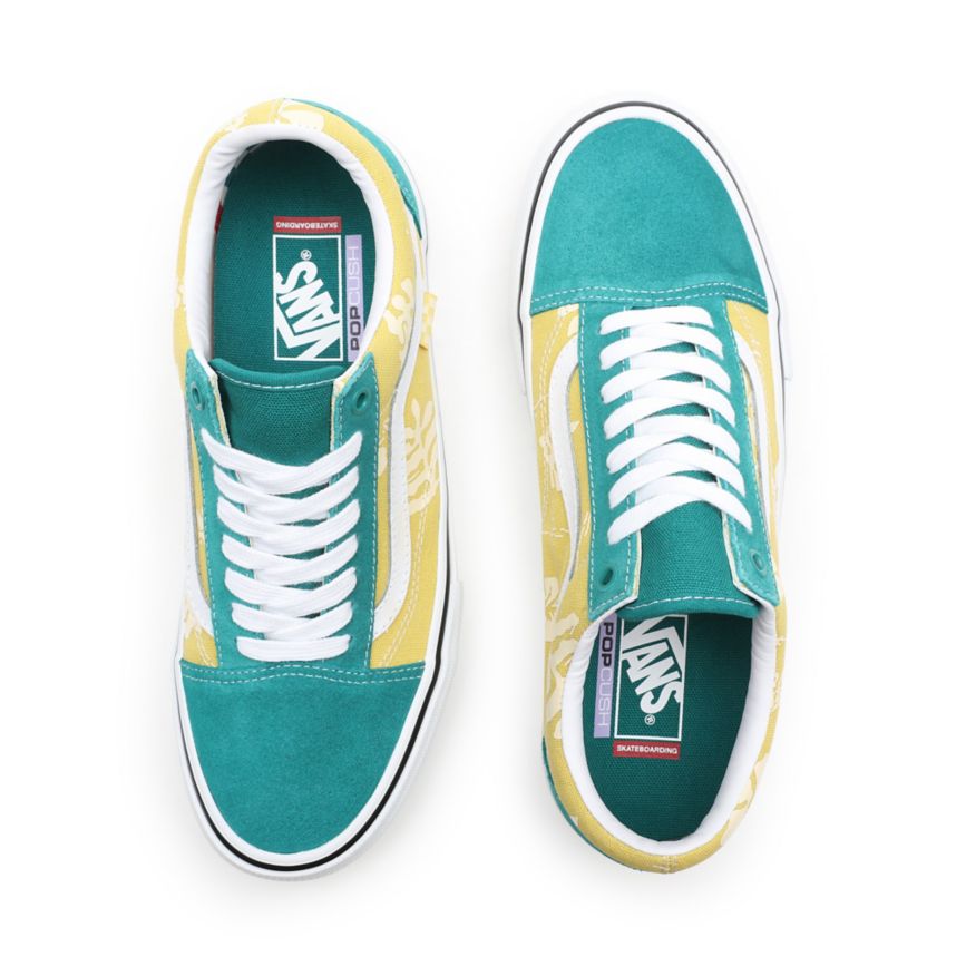 Vans Skate Aloha Old Skool Topanky Zlate | VN562H3ND09