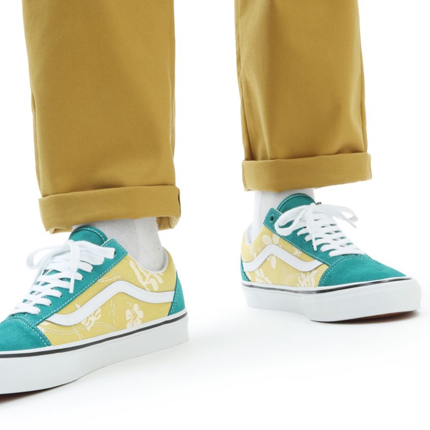 Vans Skate Aloha Old Skool Topanky Zlate | VN562H3ND09