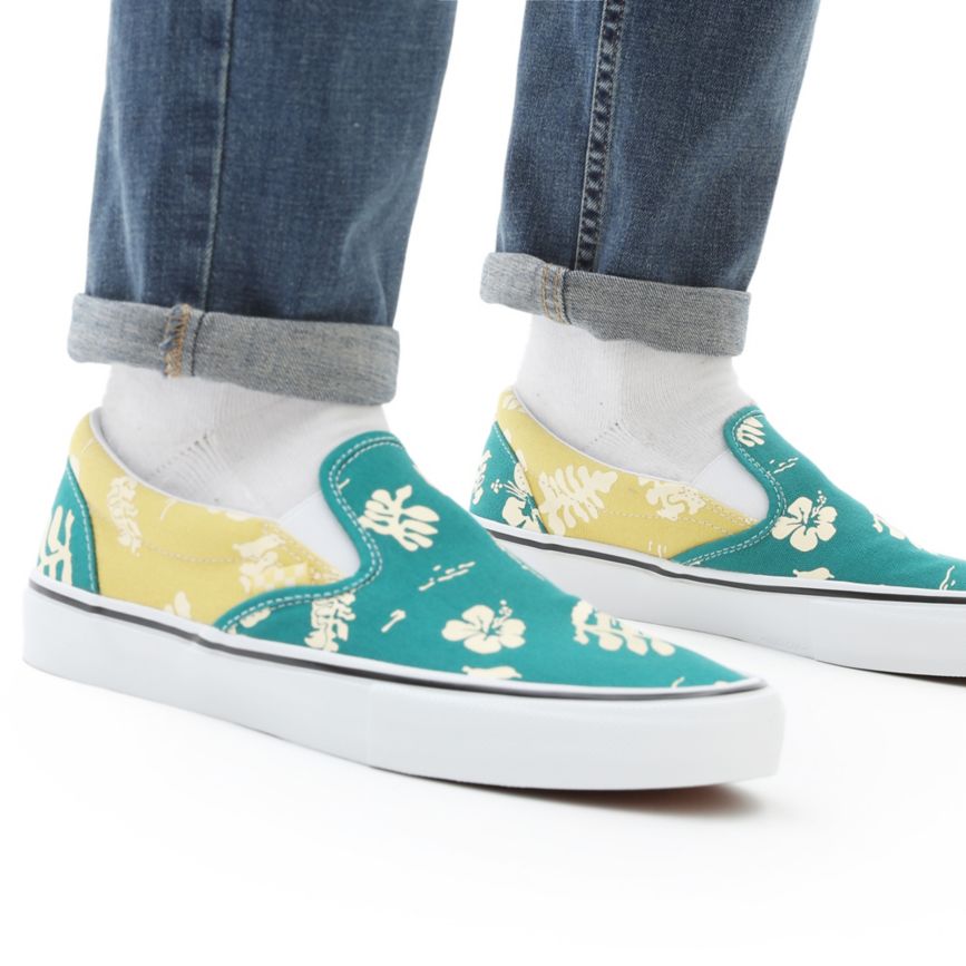 Vans Skate Aloha Slip-On Topanky Tyrkysové | VN630G4HY47