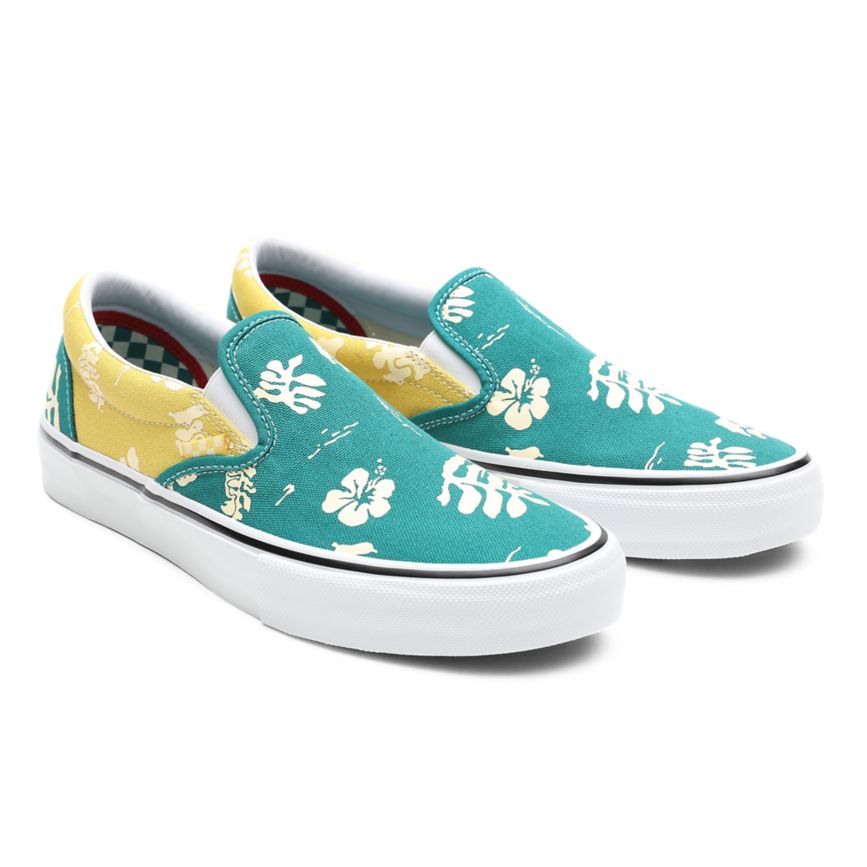 Vans Skate Aloha Slip-On Topanky Tyrkysové | VN630G4HY47