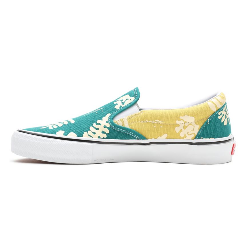 Vans Skate Aloha Slip-On Topanky Zlate | VN957R5NZ40