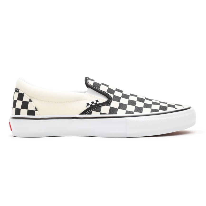Vans Skate Checkerboard Slip-On Topanky Biele | VN368M5HZ78