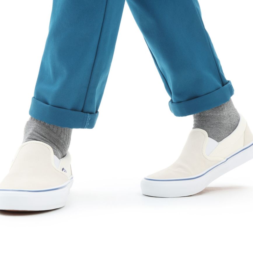 Vans Skate Slip-On Topanky Biele | VN524Y3LX59