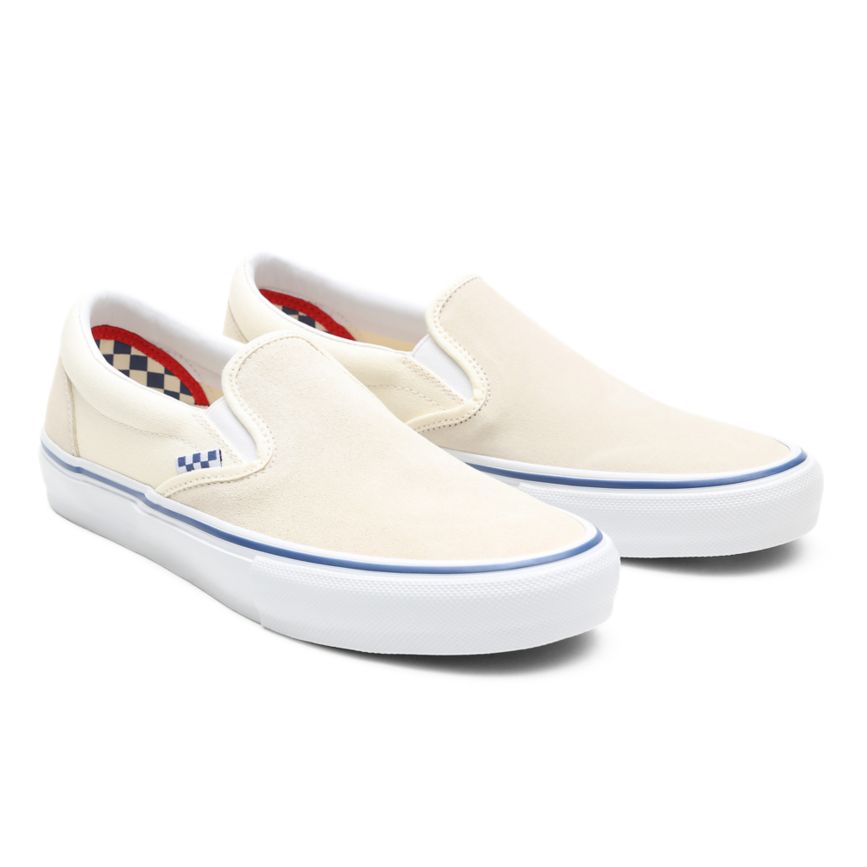 Vans Skate Slip-On Topanky Biele | VN524Y3LX59