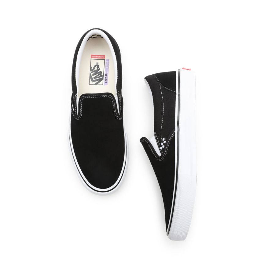 Vans Skate Slip-On Topanky Čierne | VN947X2XZ00