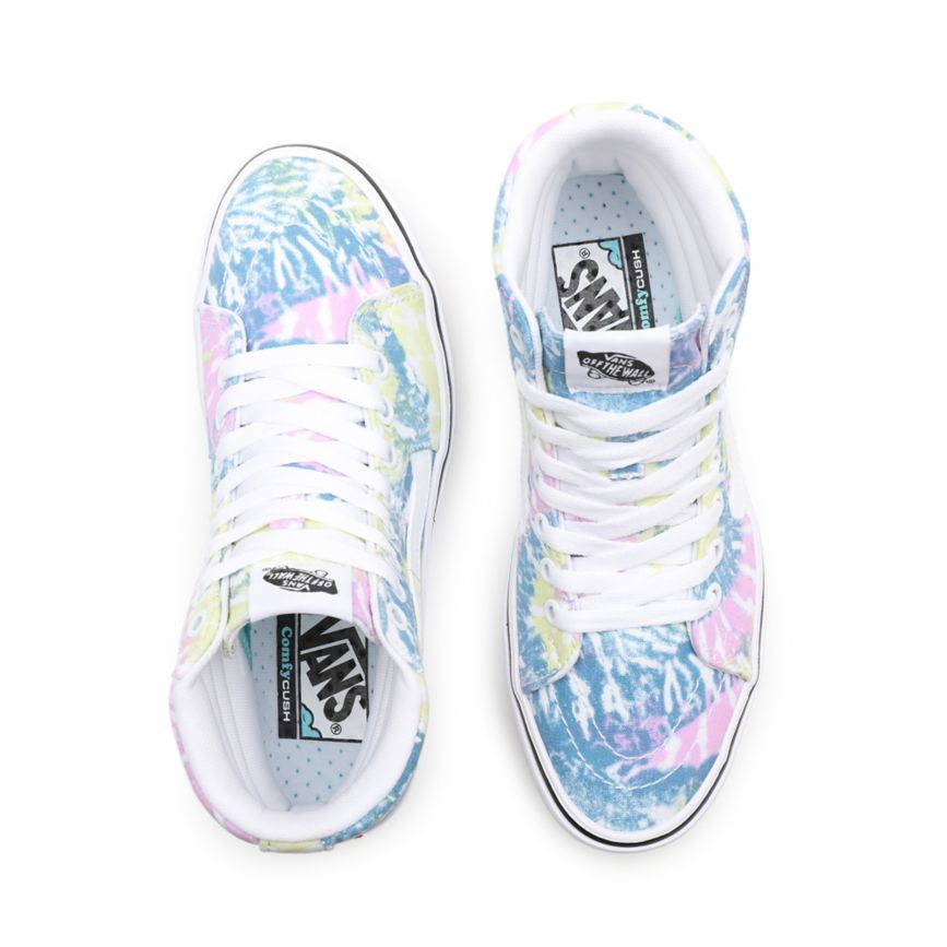 Vans Tie-Dye ComfyCush SK8-Hi Topanky Viacfarebný | VN000E9JM82