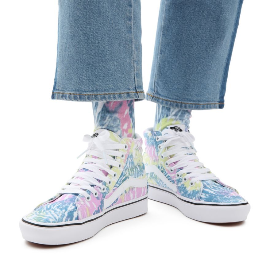 Vans Tie-Dye ComfyCush SK8-Hi Topanky Viacfarebný | VN000E9JM82