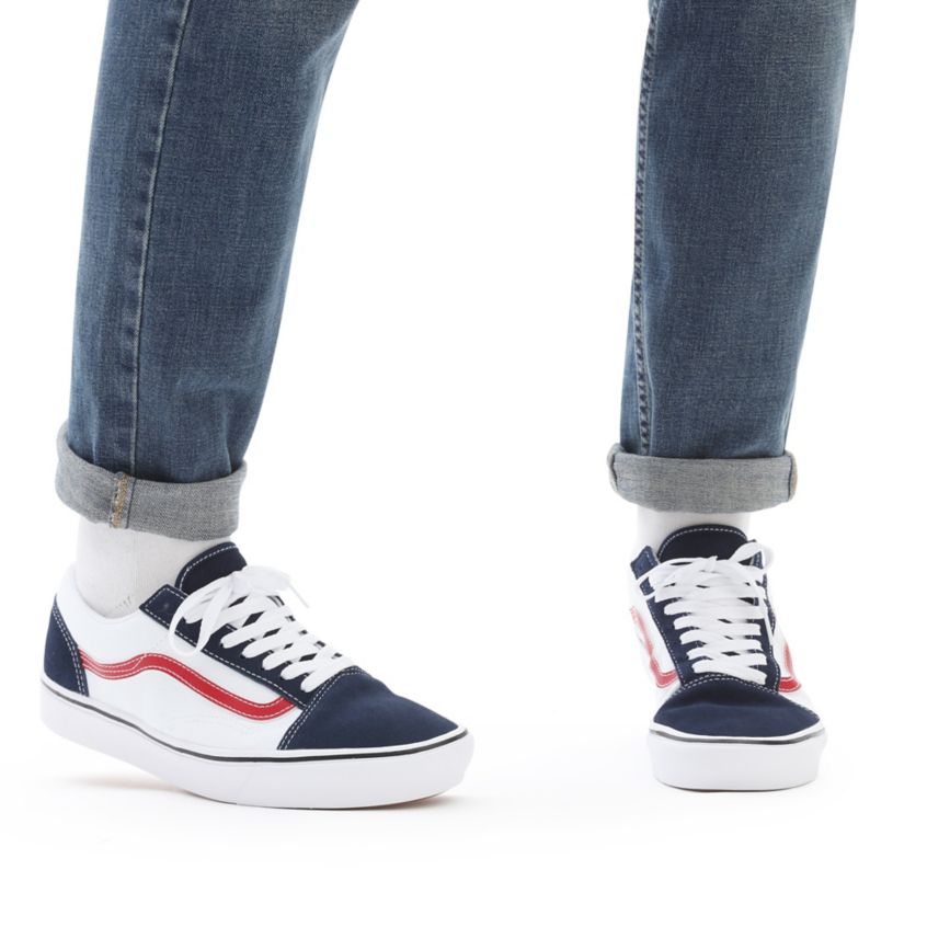 Vans Tri-Tone ComfyCush Old Skool Topanky Námornícka Modrá | VN273Q7ZV03