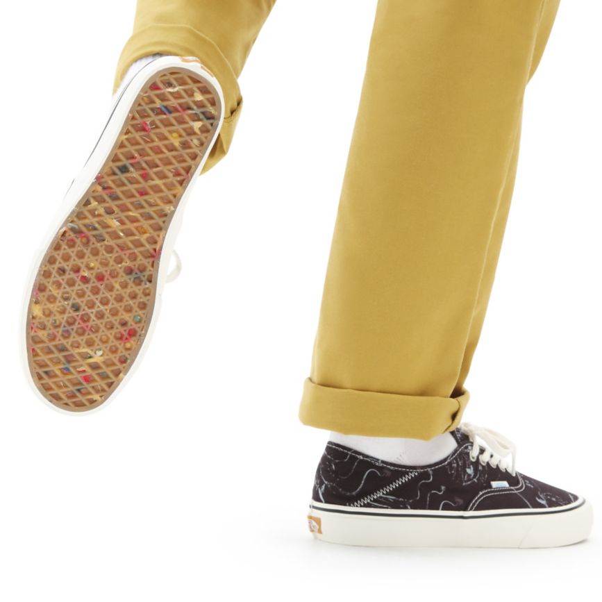 Vans X Chris Johanson Authentic SF Topanky Čierne | VN595G7PT63