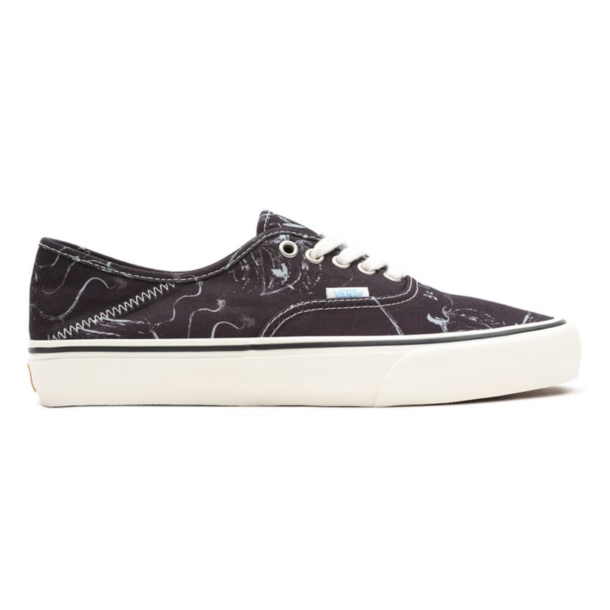 Vans X Chris Johanson Authentic SF Topanky Čierne | VN595G7PT63