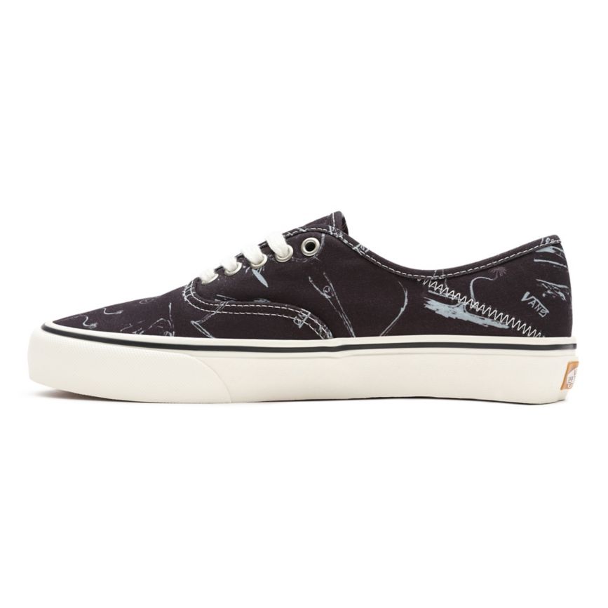 Vans X Chris Johanson Authentic SF Topanky Čierne | VN595G7PT63