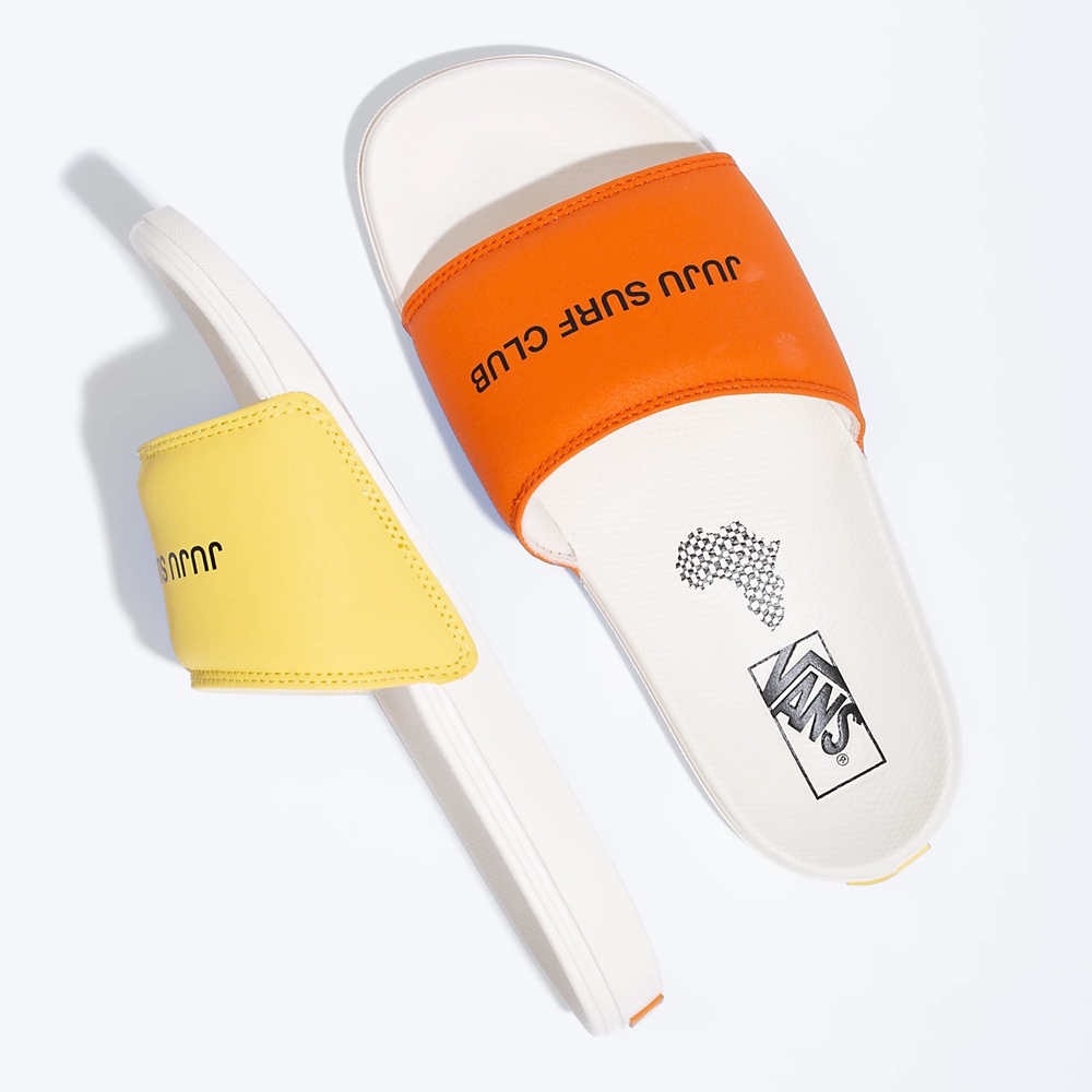 Vans X Juju Surf Club La Costa Slapky-on Biele | VN419X8UQ66