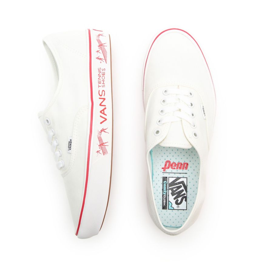 Vans X Penn ComfyCush Authentic Topanky Biele | VN710Y9RO24