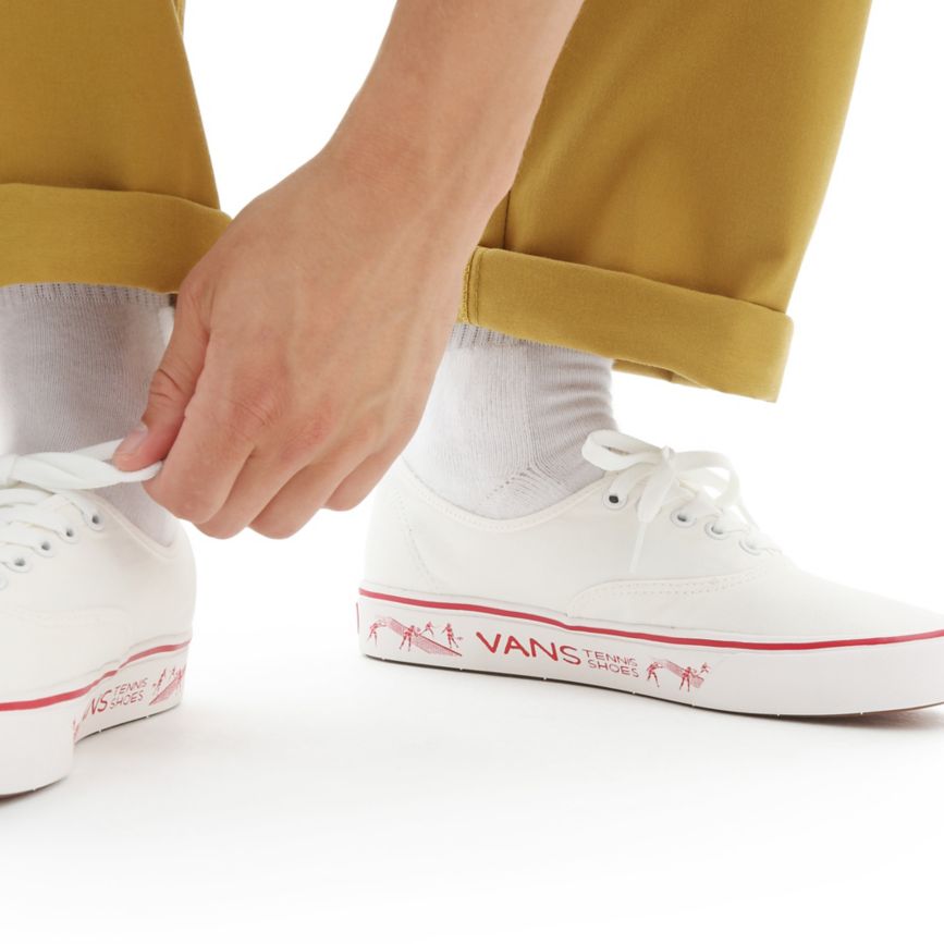 Vans X Penn ComfyCush Authentic Topanky Biele | VN710Y9RO24
