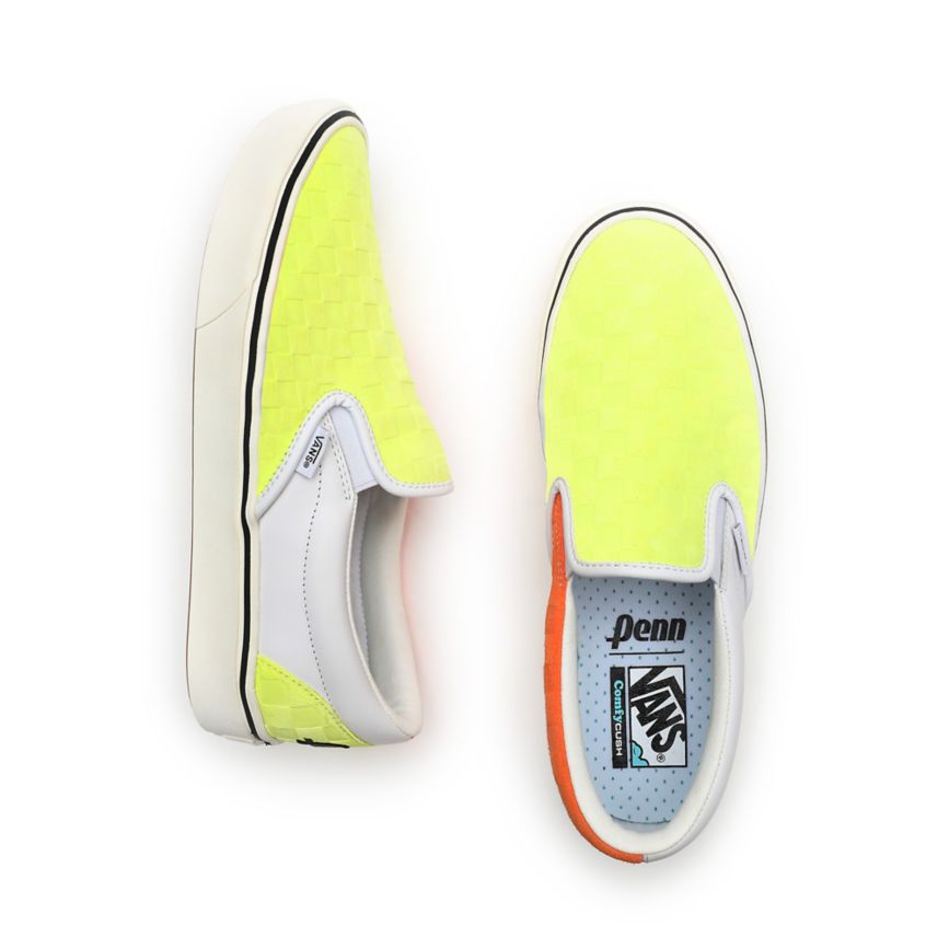 Vans X Penn ComfyCush Slip-On Topanky Žlté | VN850J0KQ43
