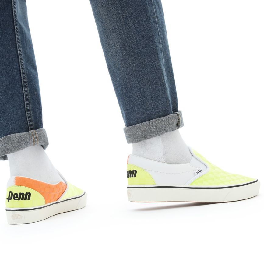 Vans X Penn ComfyCush Slip-On Topanky Žlté | VN850J0KQ43