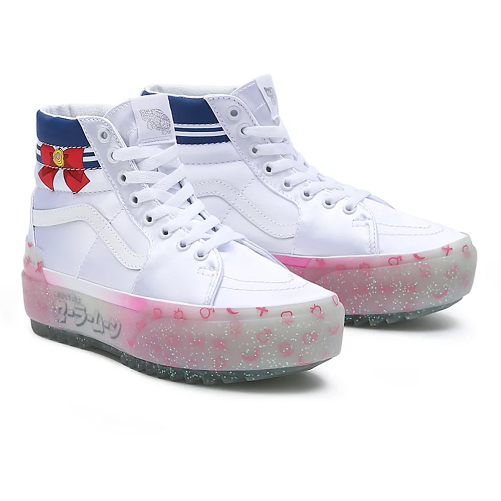 Vans X Pretty Guardian Sailor Moon Sk8-hi Stacked Topanky Biele | VN304O2JO95
