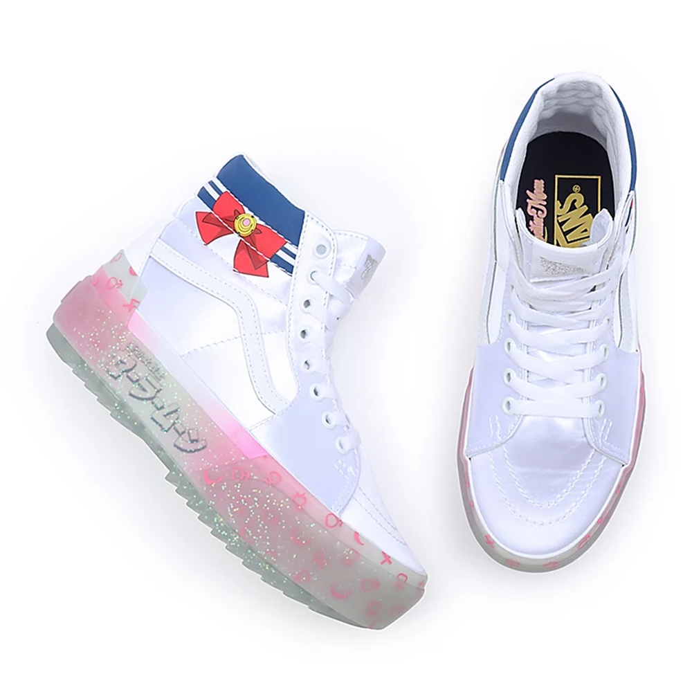 Vans X Pretty Guardian Sailor Moon Sk8-hi Stacked Topanky Biele | VN304O2JO95