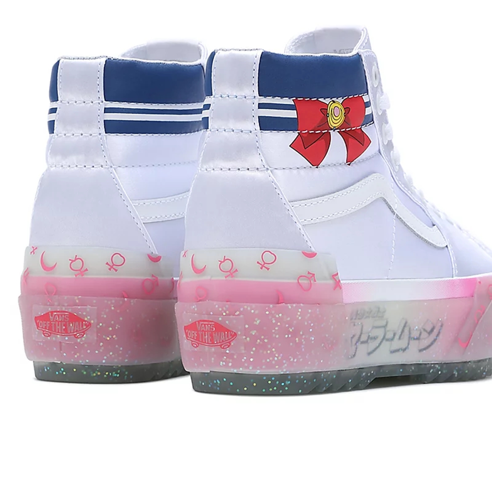 Vans X Pretty Guardian Sailor Moon Sk8-hi Stacked Topanky Biele | VN304O2JO95