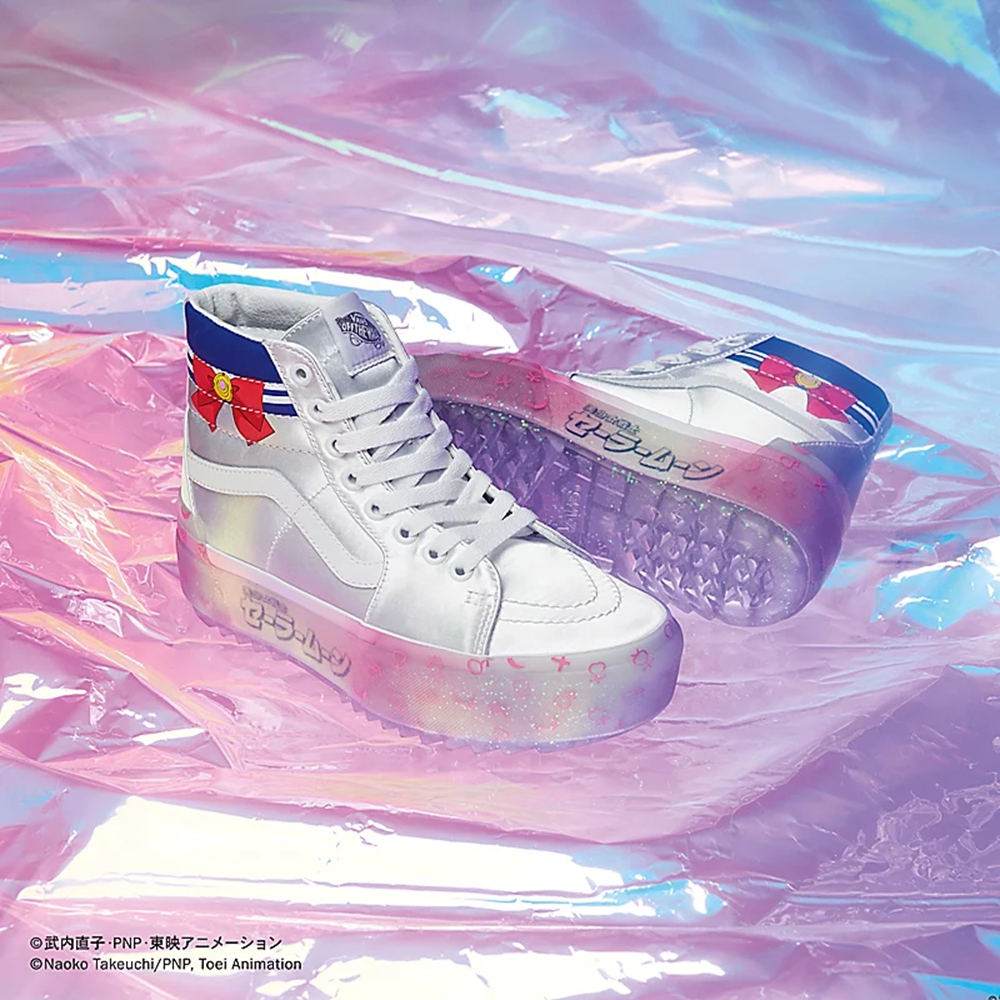 Vans X Pretty Guardian Sailor Moon Sk8-hi Stacked Topanky Biele | VN304O2JO95