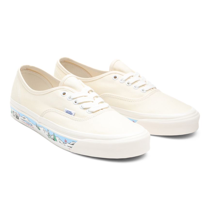 Vans Anaheim Factory Authentic 44 DX Topanky Biele | VN451G0XJ91