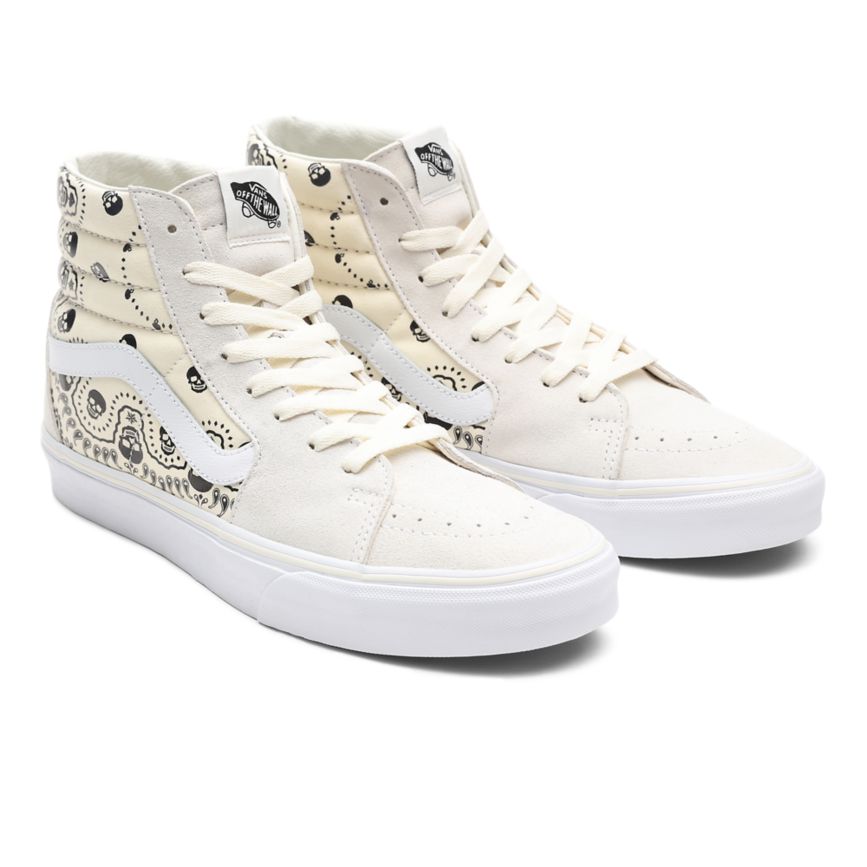 Vans Bandana SK8-Hi Topanky Biele | VN035B1HU61