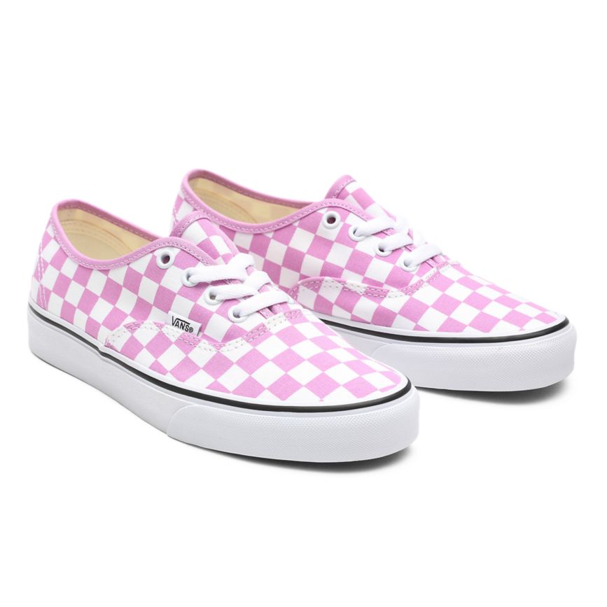 Vans Checkerboard Authentic Topanky Ruzove | VN045Q0AY74